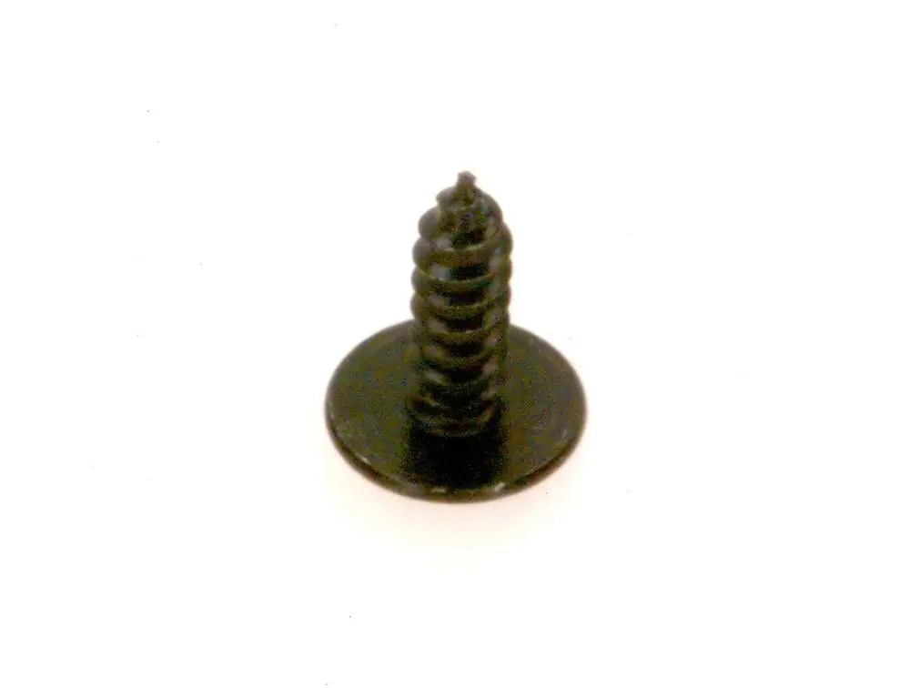 Schraube von Bosch mit gewindeloser, senkrecht gewundener Form und flachem Kopf. Sie eignet sich zur Befestigung an Metall- oder Holzoberflächen.